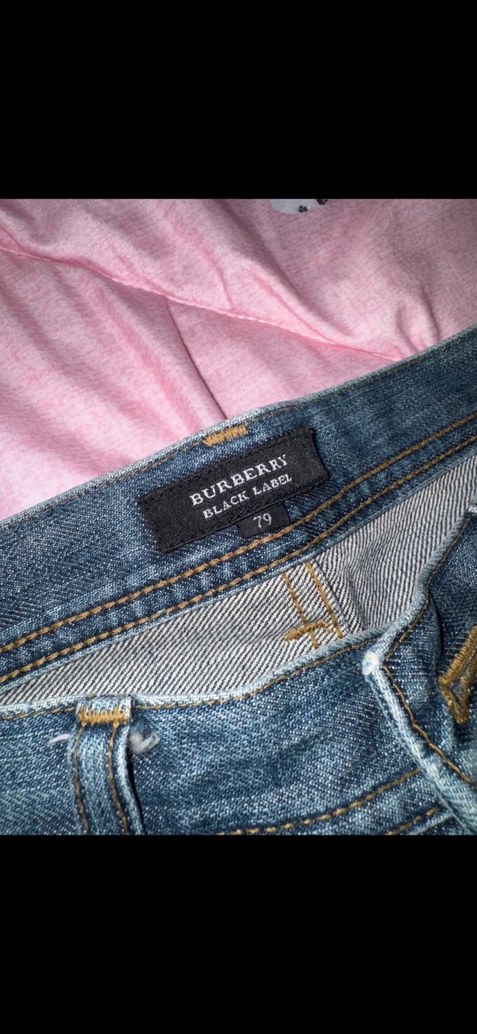 버버리 블랙라벨 슬림스트레이트 데님 팬츠 32사이즈 상품이미지5