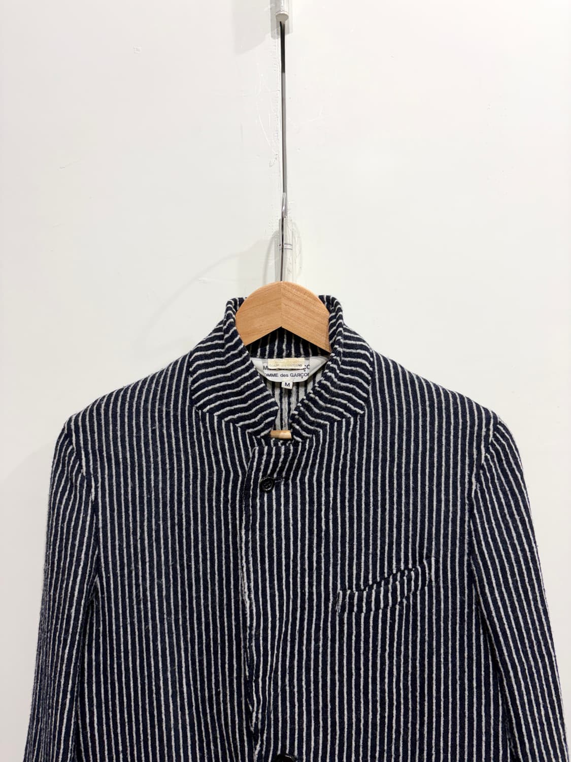 꼼데가르송 축융 울 블레이저 자켓 상품이미지3