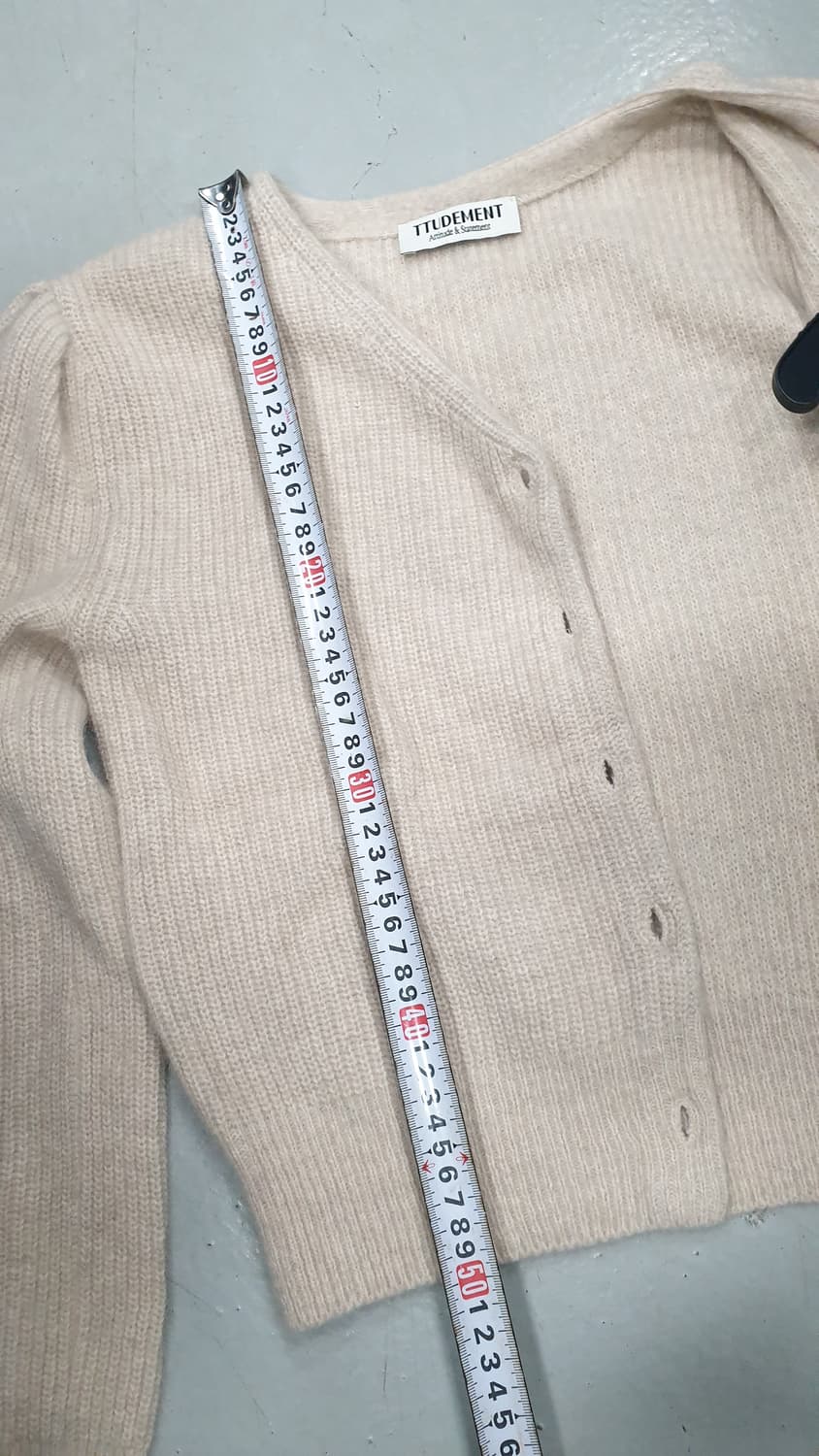 TTUDEMENT 니트 가디건 + 탑 세트 (FREE) 상품이미지4