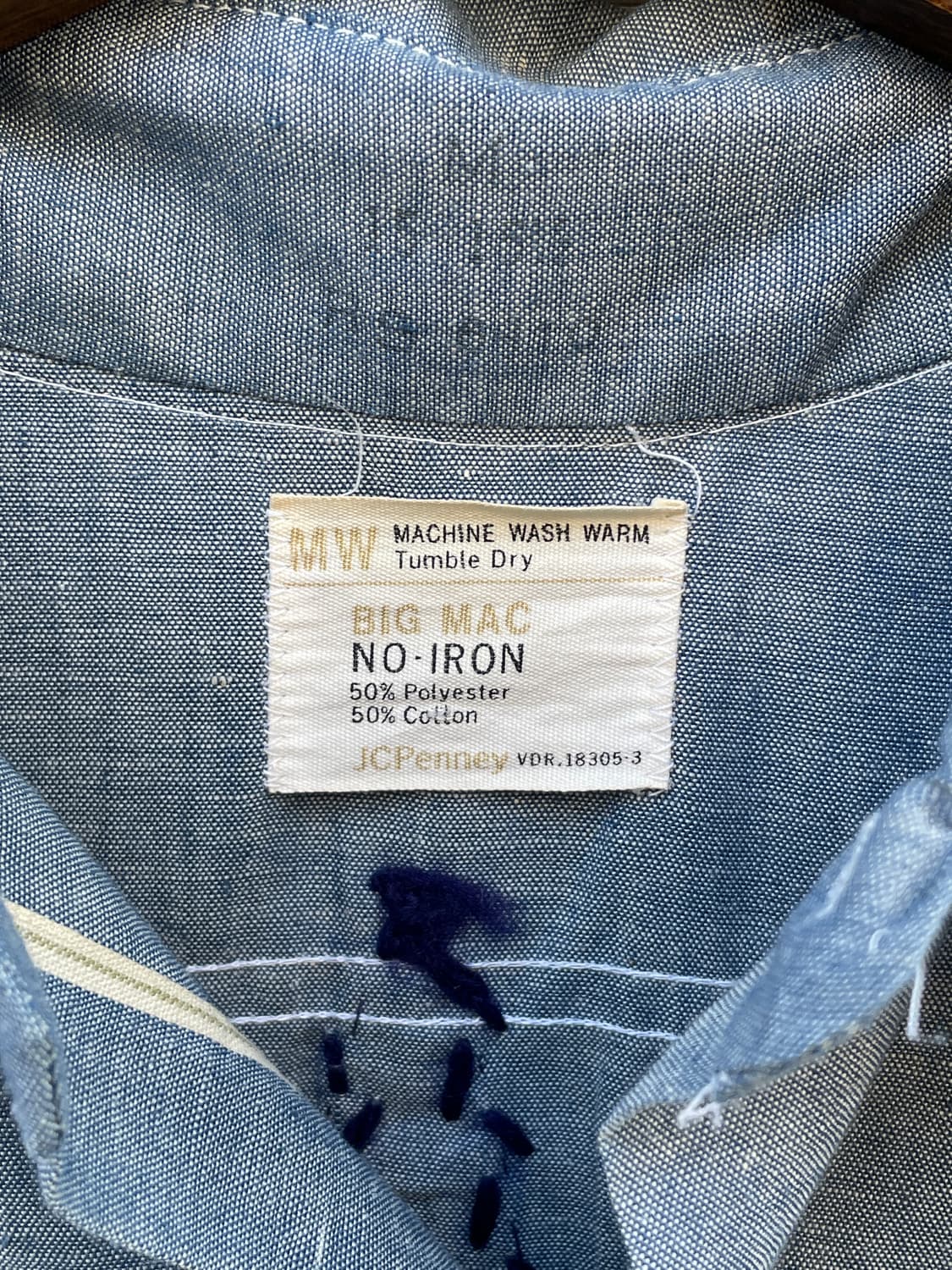 70s Big Mac Hand Embroidered Shirt 상품이미지7