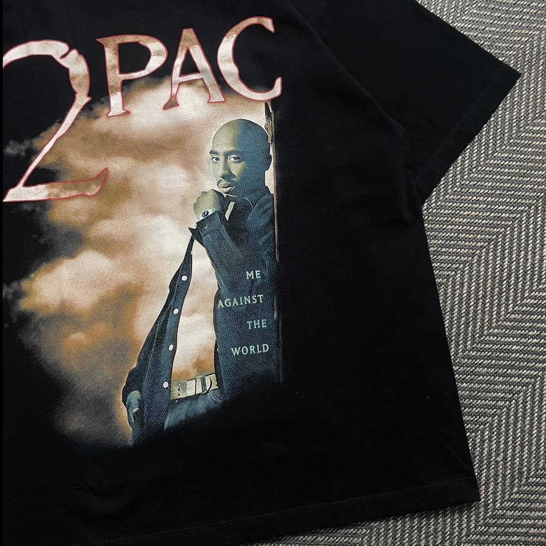 빈티지 투팍 힙합 프린팅 티셔츠o 5200 상품이미지2