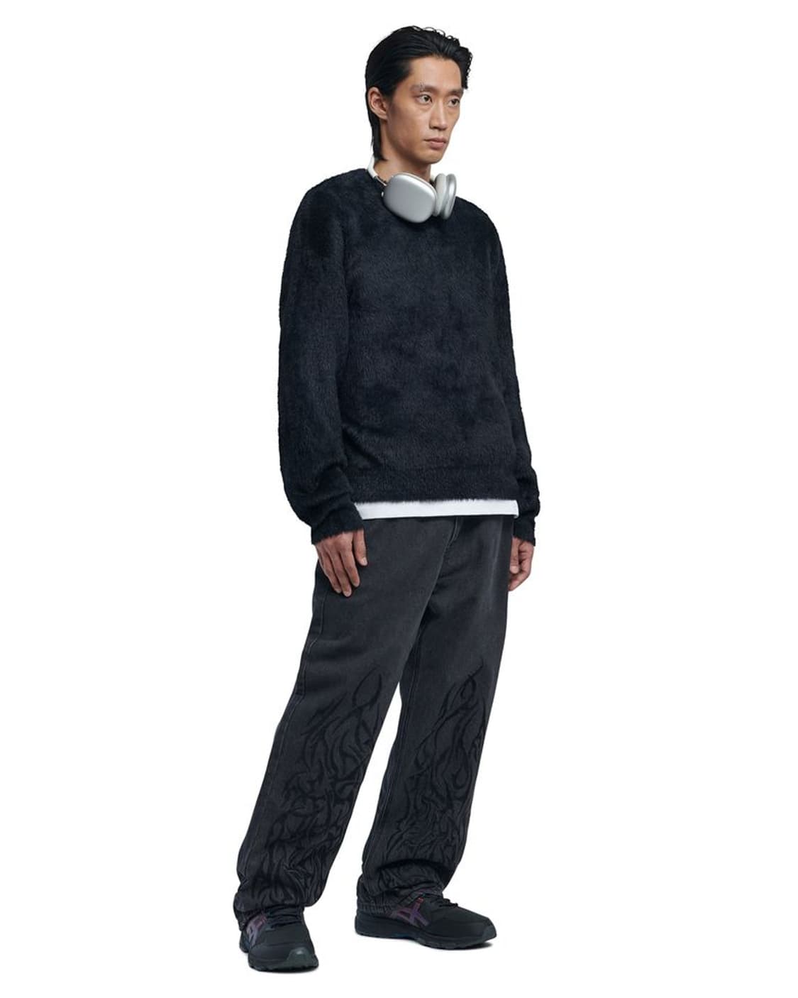 노매뉴얼 2023 헤어리 니트 / 남성 니트/ 남자 니트 상품이미지1