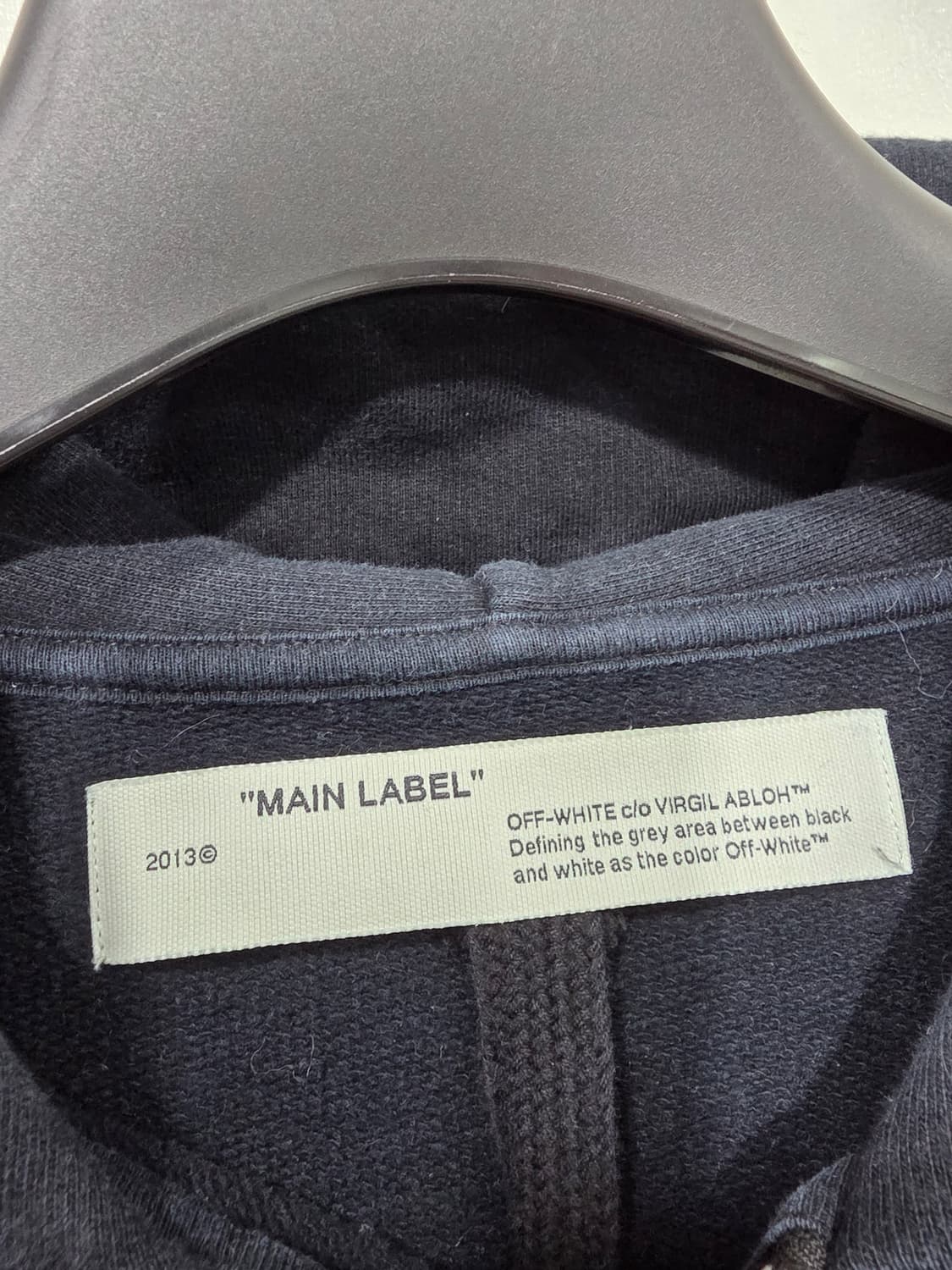 오프화이트 마리아나 파이핑 후드집업(L) 상품이미지7