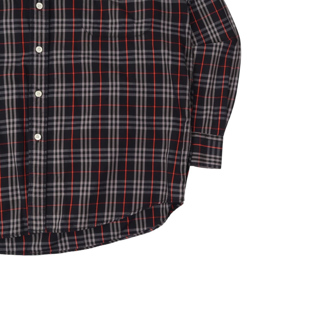 버버리 런던 네이비 노바 체크 셔츠 상품이미지4