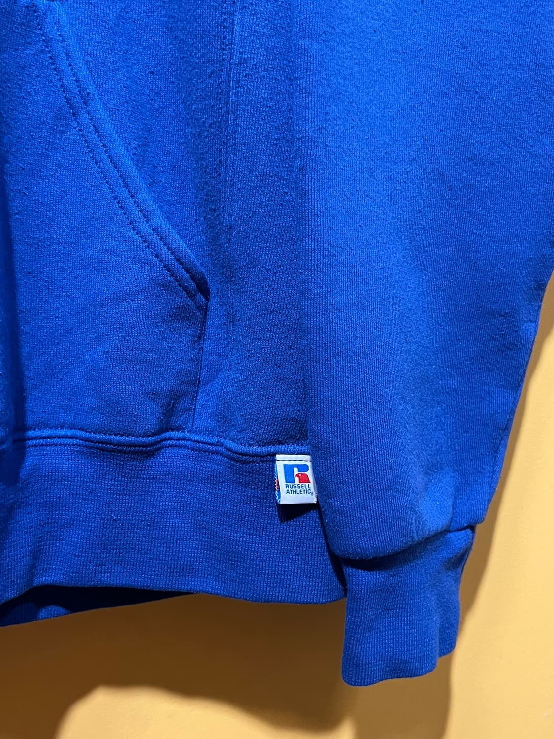 90s [M] 러셀 애슬레틱 후드 티셔츠 블루 상품이미지5