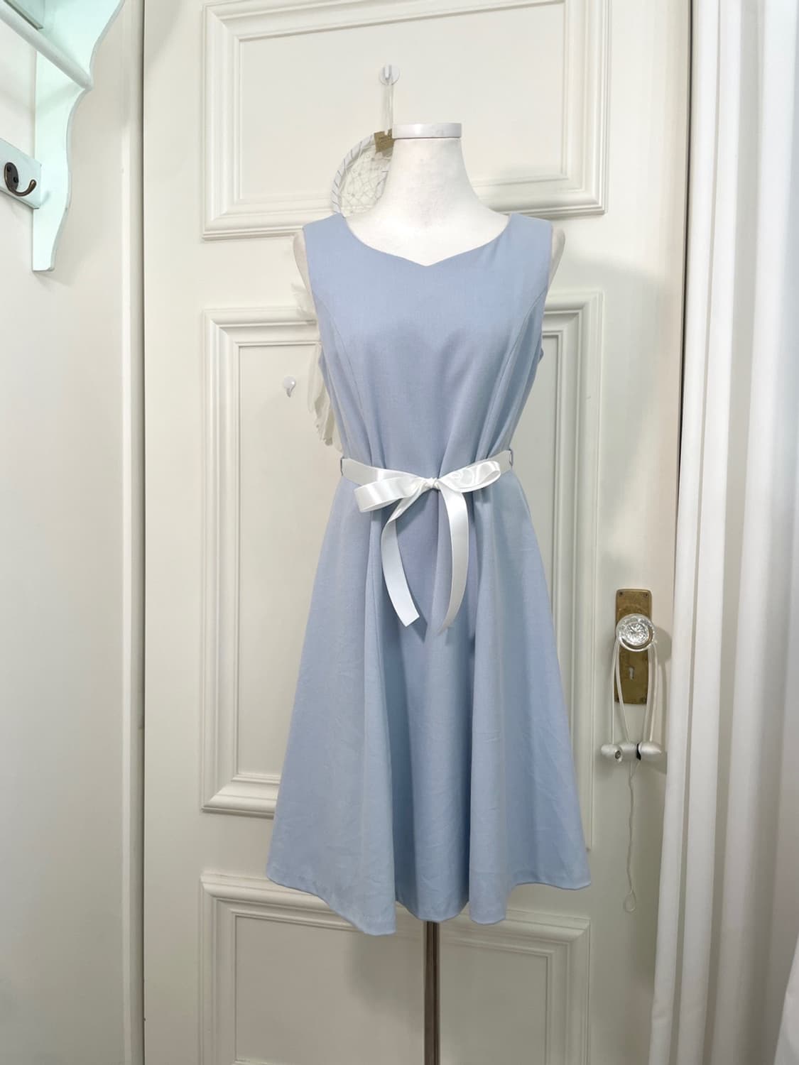 sky blue A-line basic princess opc 상품이미지1