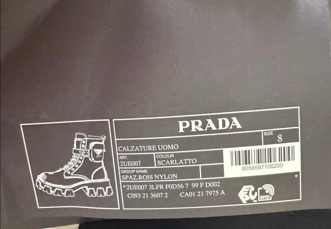 프라다 모놀리스 포켓 워커 부츠 상품이미지4