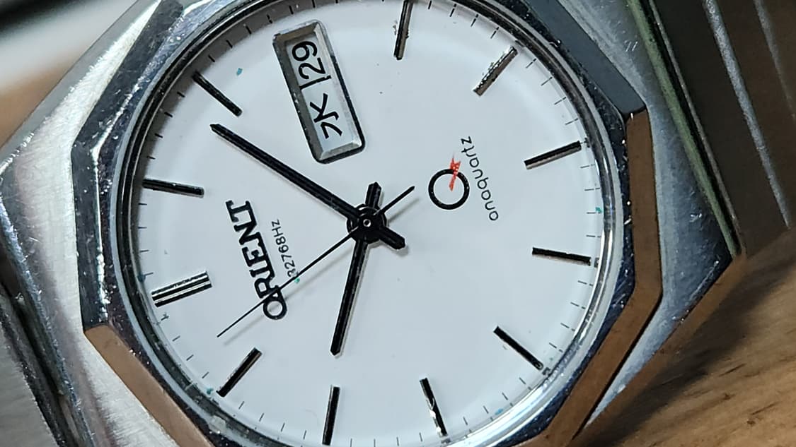 # 빈티지 오리엔트 오리지널 뻐뻐시 데이데이트 빈티지시계  급처 상품이미지6