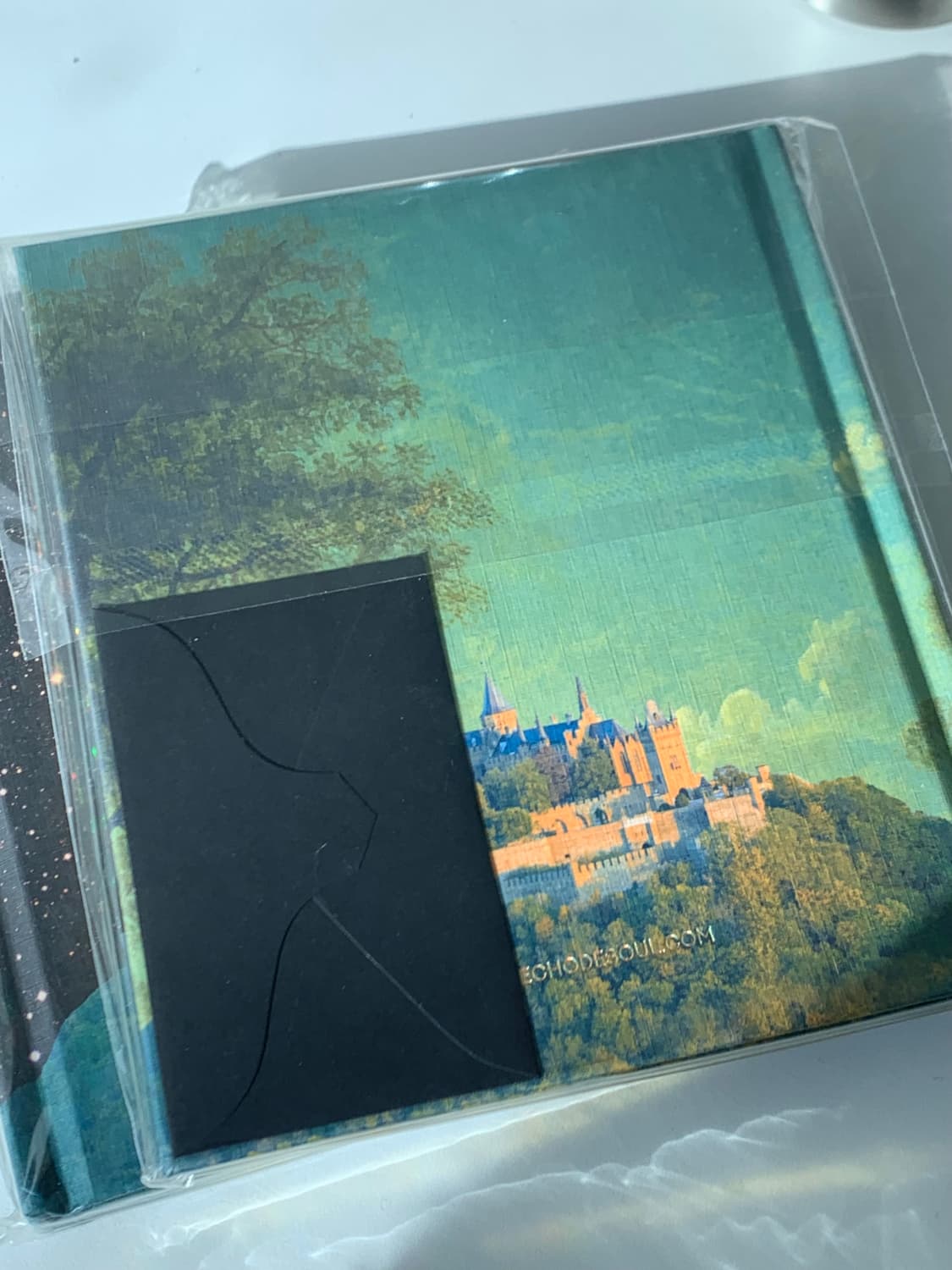 미개봉 에코드소울 다이어리 2권 메모지 2권 일괄 무지 노트 금박 별 상품이미지6