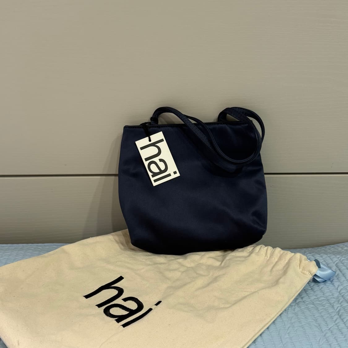 홈오브하이 실크백 네이비(새상품) 상품이미지1