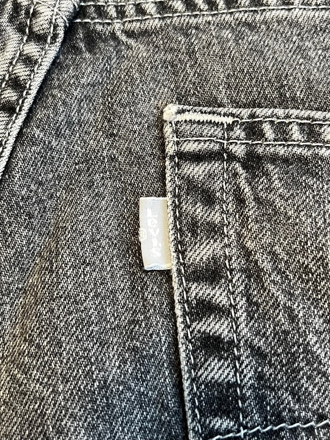 Vintage Levis silver tab stone wash blac 상품이미지7