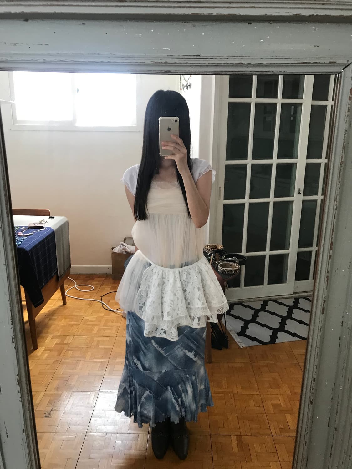 vintage pattern skirt (free) 상품이미지8