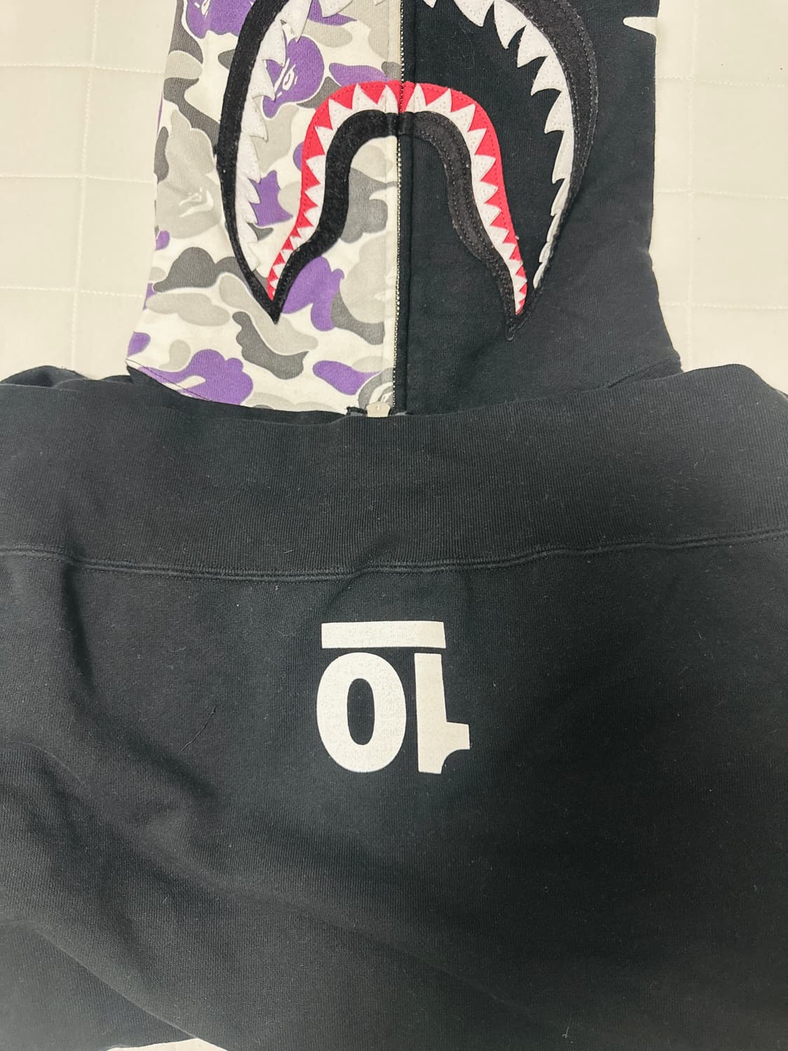 베이프 샤크후드 10주년 NYC (XL) 상품이미지4