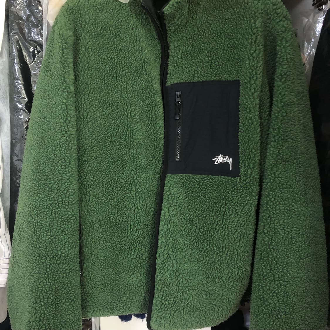 스투시 8볼 쉐르파 후리스 그린 상품이미지2