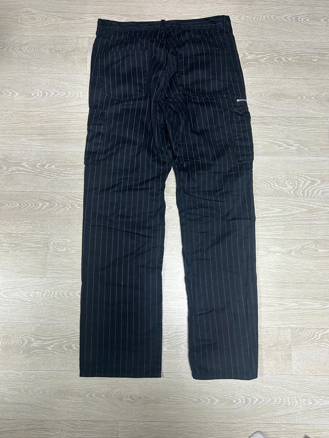 일본 빈티지 스트라이프 긴바지 상품이미지2