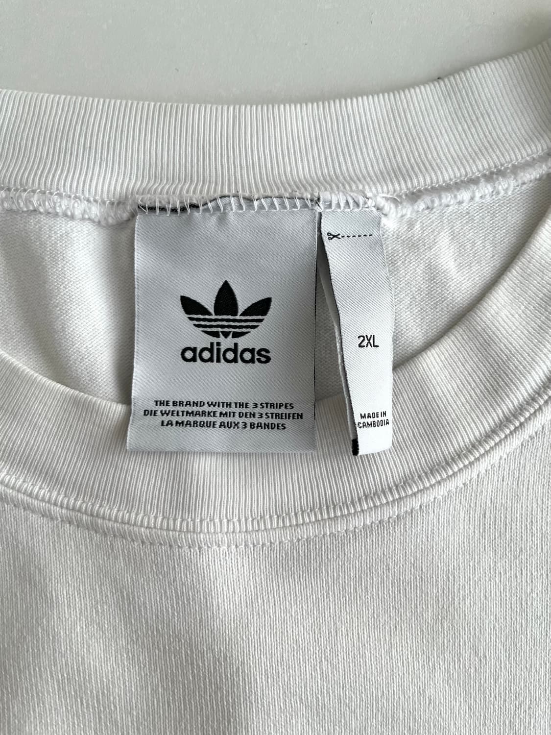 2XL) 아디다스 어드벤쳐 반팔 티셔츠 화이트 그린 상품이미지4