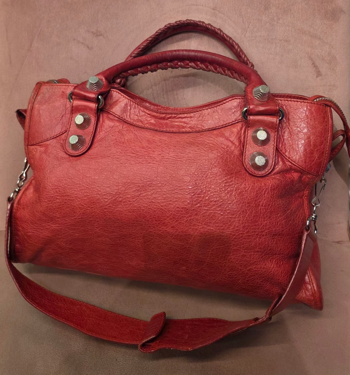 발렌시아가 자이언트시티 모터백+숄더스트랩(보조거울) 상품이미지2