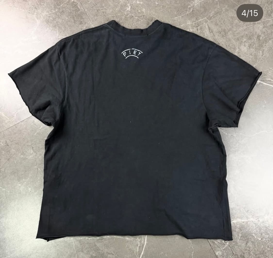 PIET Dopping Kontrolle Raw Edge T-Shirt 상품이미지3