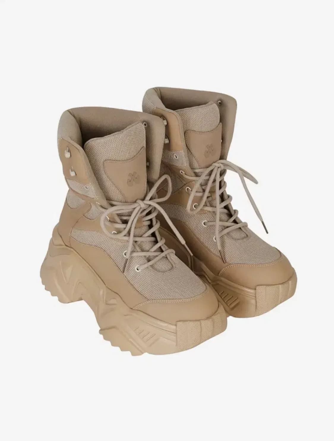 YEEL 와이이엘 플랫폼 부츠 스니커즈 베이지 240 엘이이와이 leey 상품이미지1