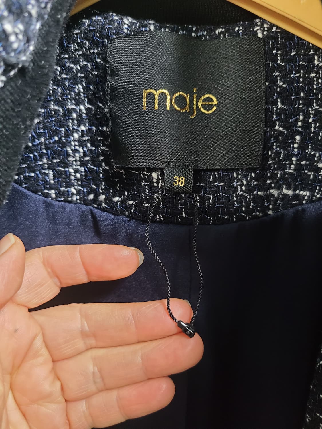 마쥬 트위드 밸티드  패딩 자켓 38 상품이미지7