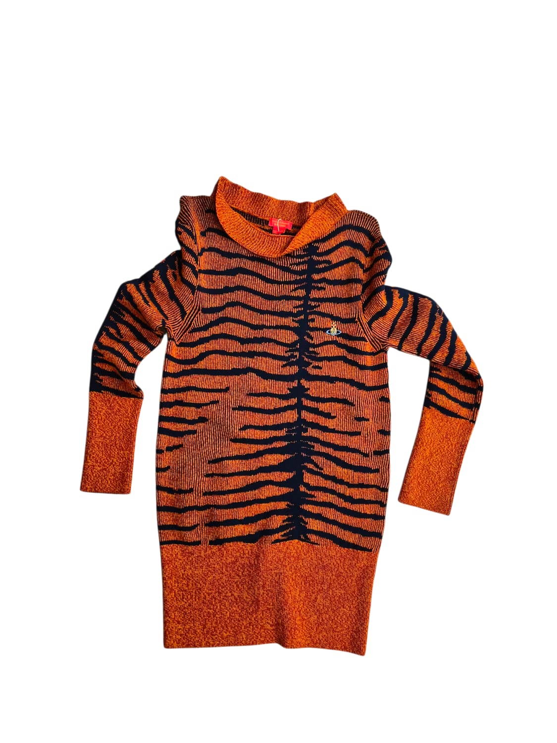 비비안웨스트우드 타이거 패턴 롱 스웨터 상품이미지1