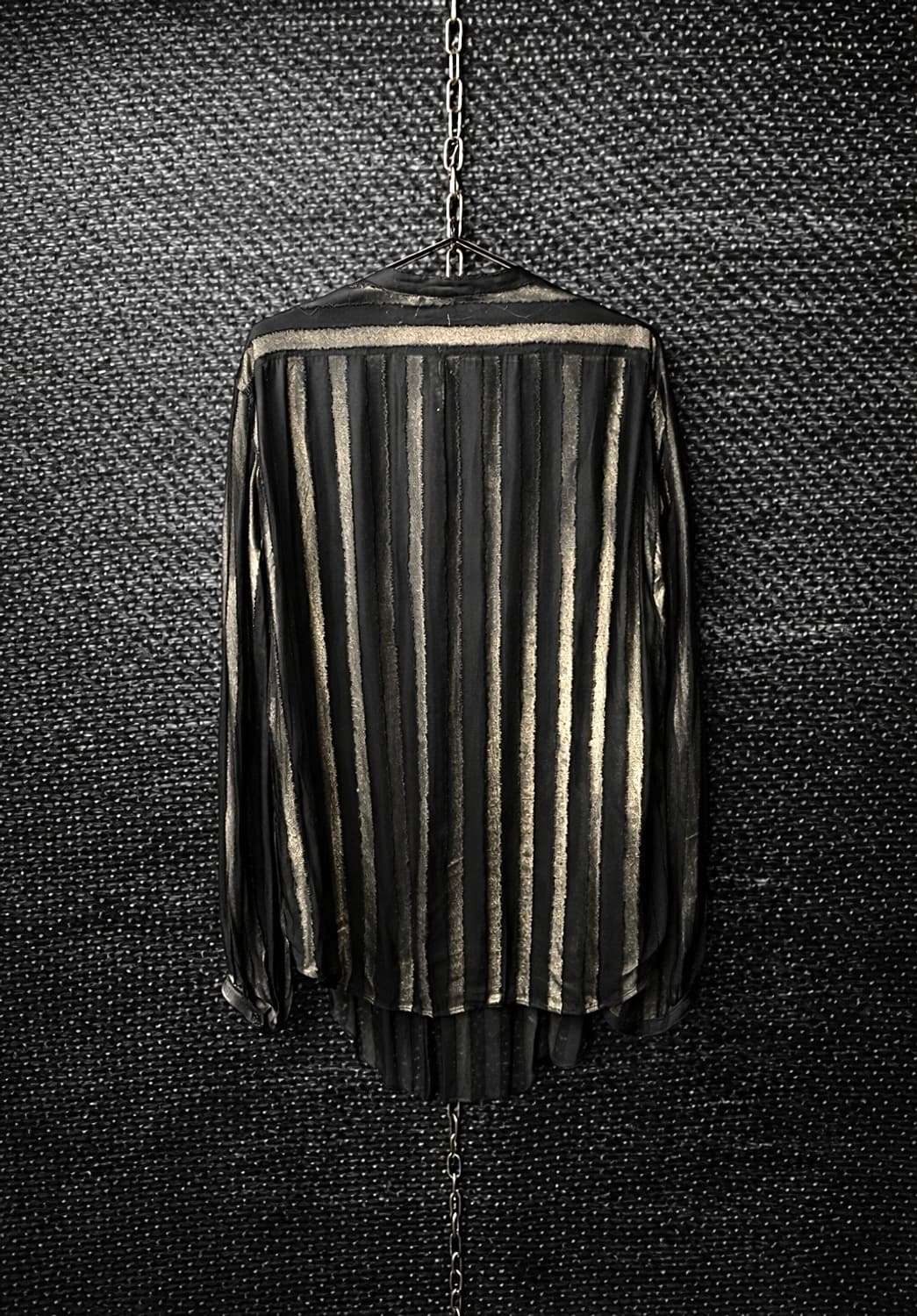 생로랑 20FW 시스루 메탈릭 셔츠 상품이미지2