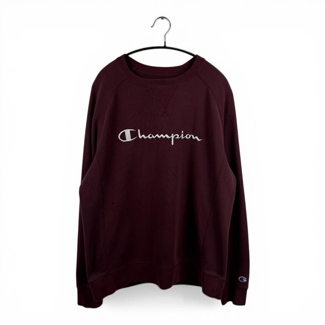 (M) 챔피온 자수로고 맨투맨 버건디 상품이미지1