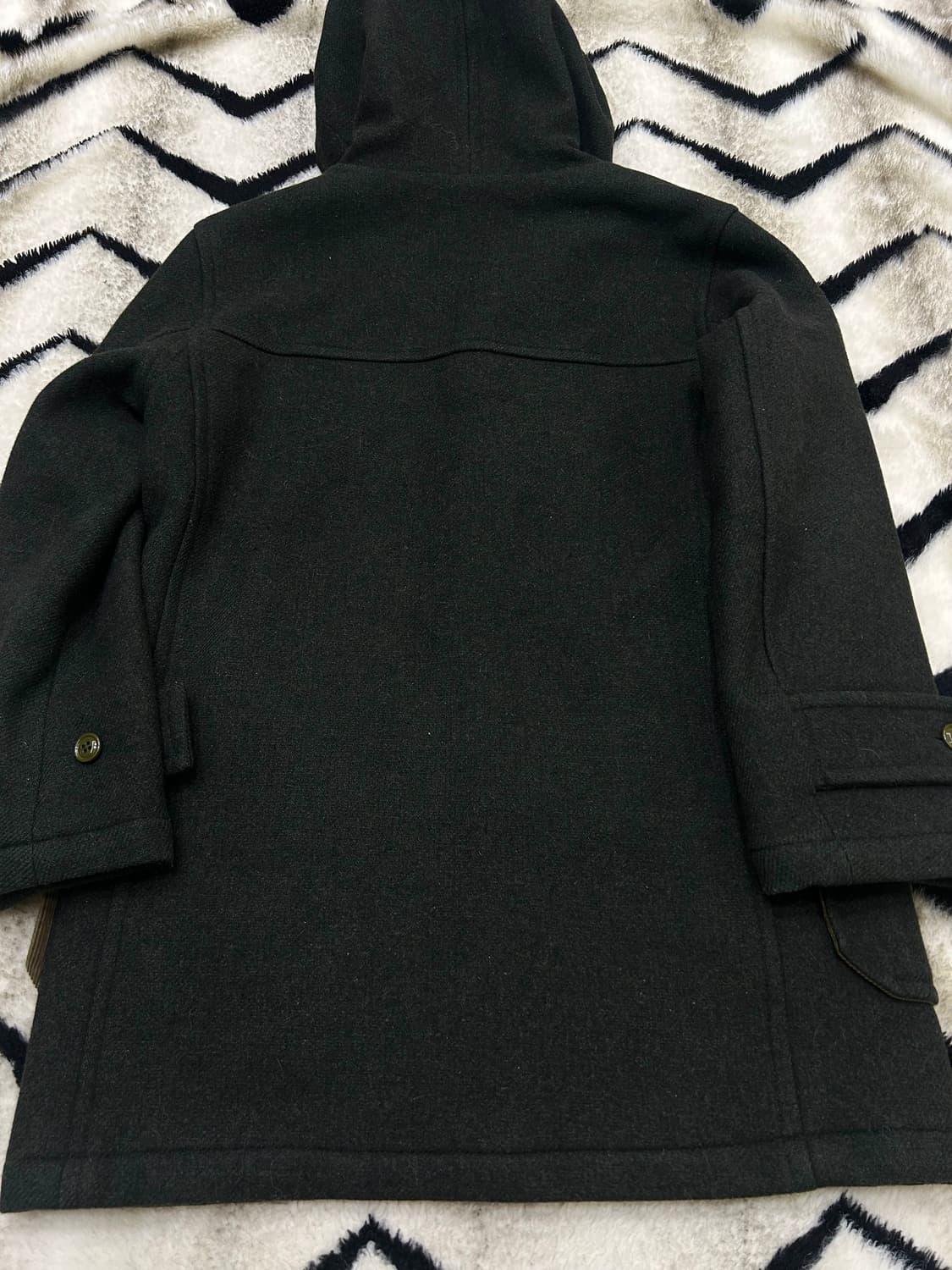 [S]에스피오나지 울 하프 더플코트/카키 상품이미지5