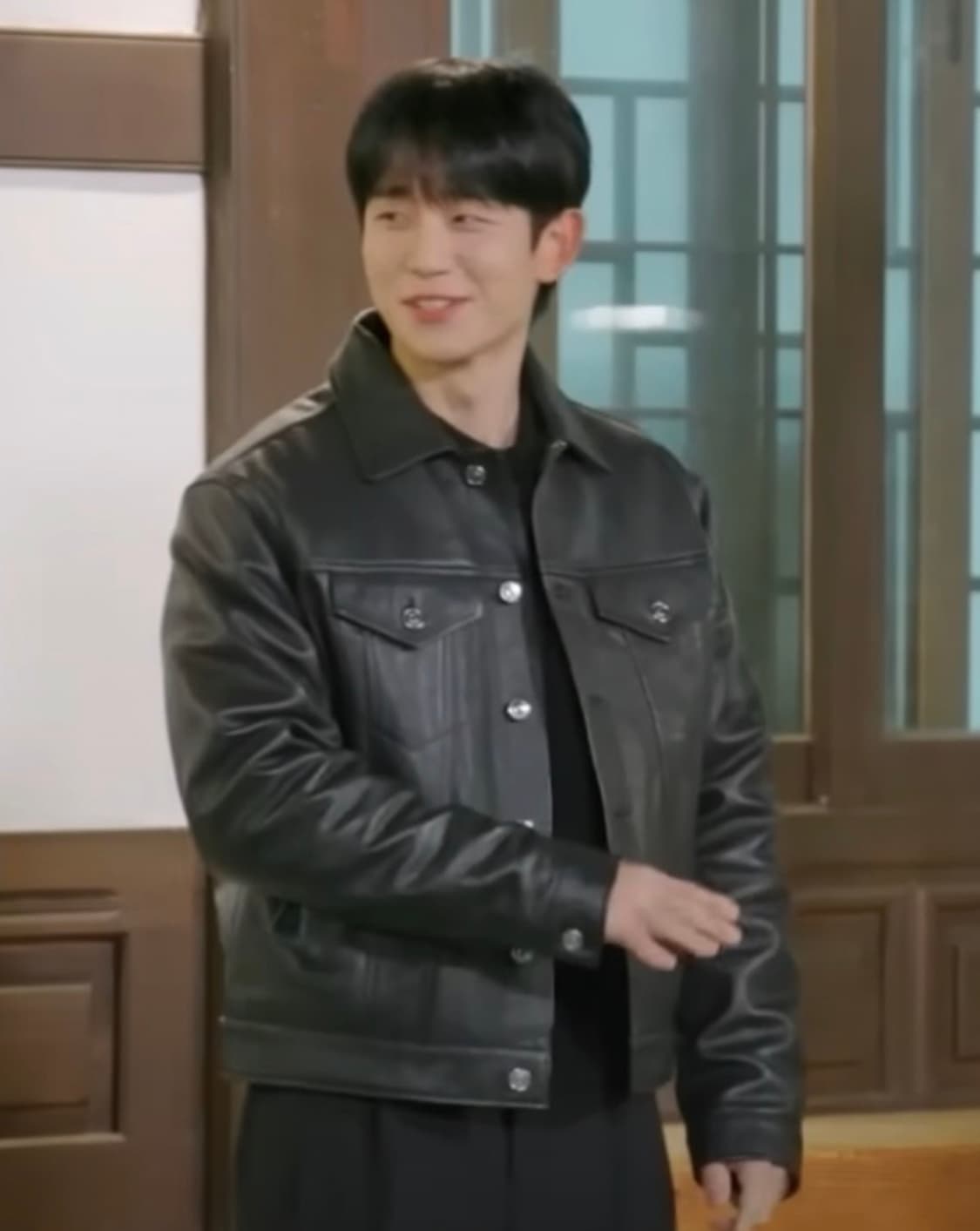 도프제이슨 웨스턴 무드 램스킨 양가죽 트러커 레더 자켓 상품이미지1