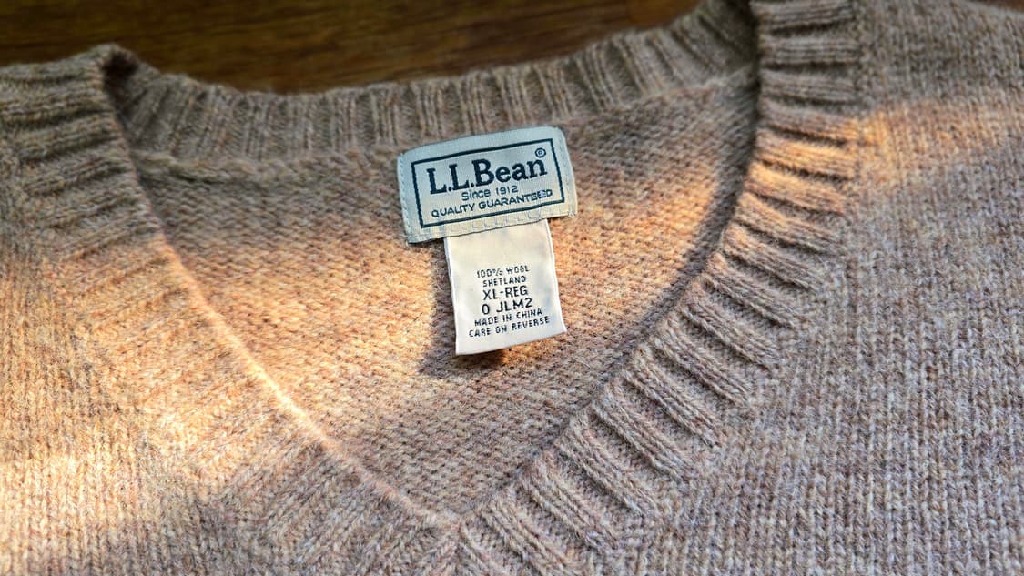 L.L.Bean 엘엘빈 셔틀랜드 울 100% 니트  상품이미지2