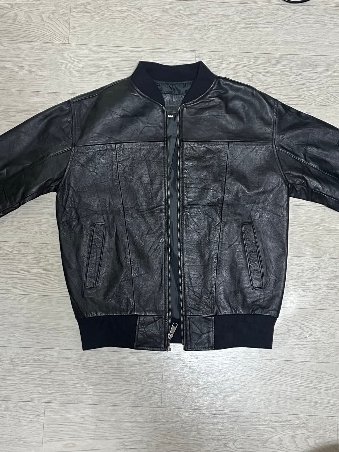 릭오웬스 맛 레더자켓 상품이미지1