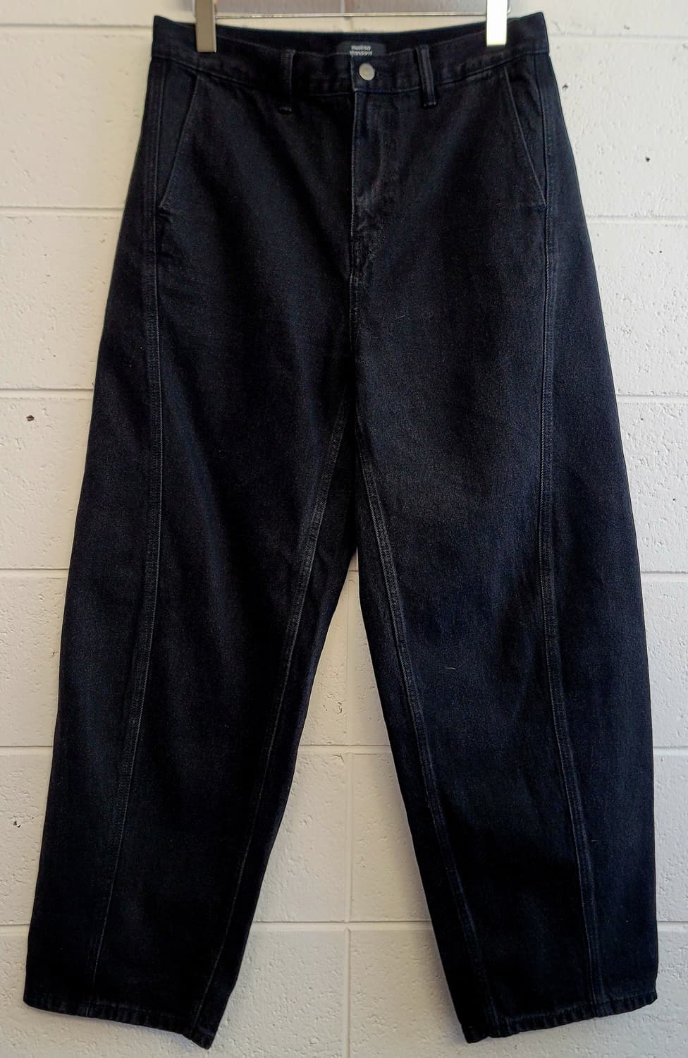 무신사스탠다드 와이드 블랙데님(흑청) 팬츠 판매 상품이미지1