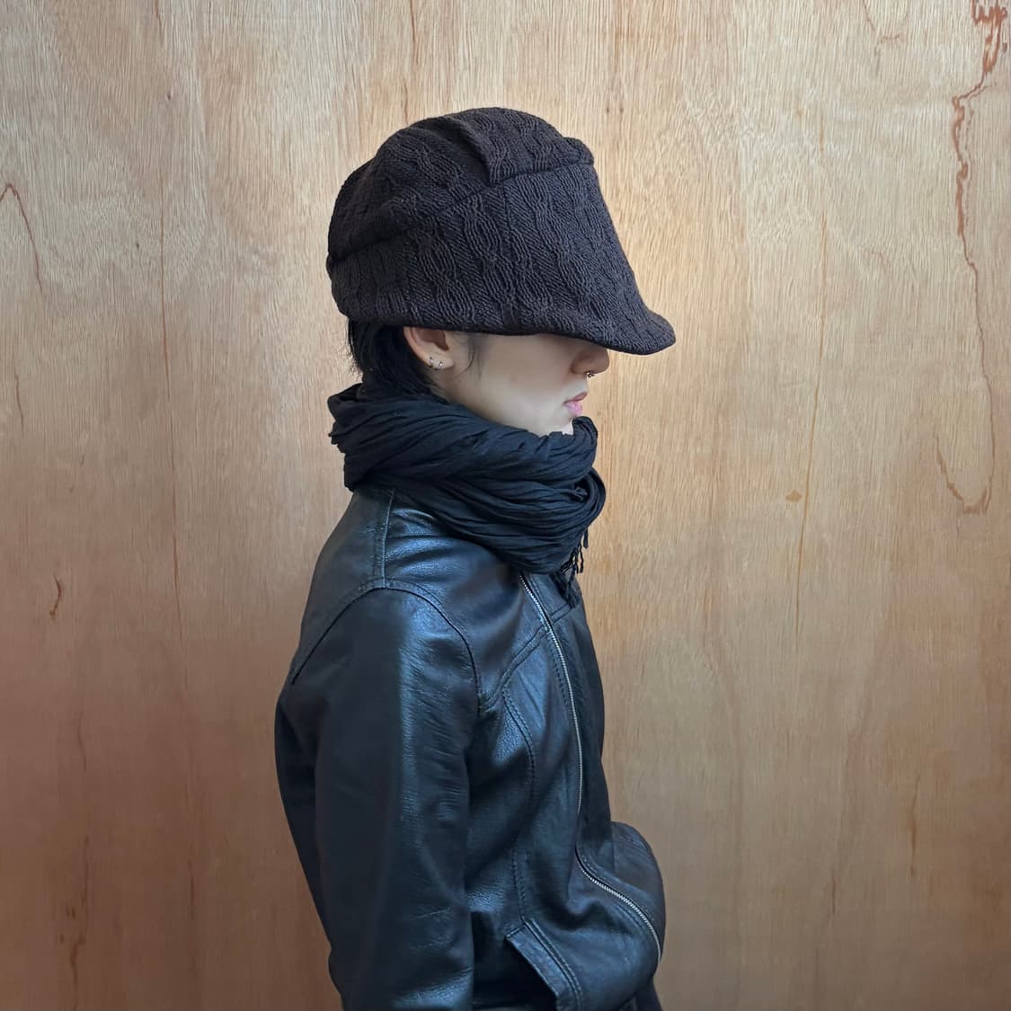 ca4la 니트 와이어캡 상품이미지2