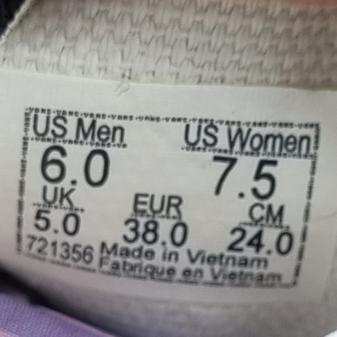 반스 에라 스니커즈 240 상품이미지6