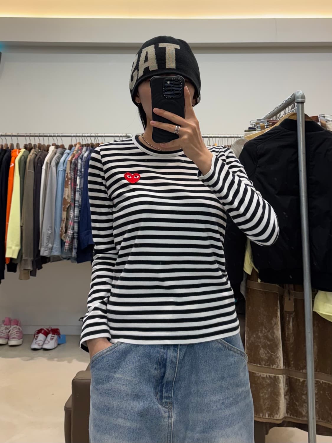 꼼데가르송 스트라이프 롱슬리브 티셔츠 상품이미지5
