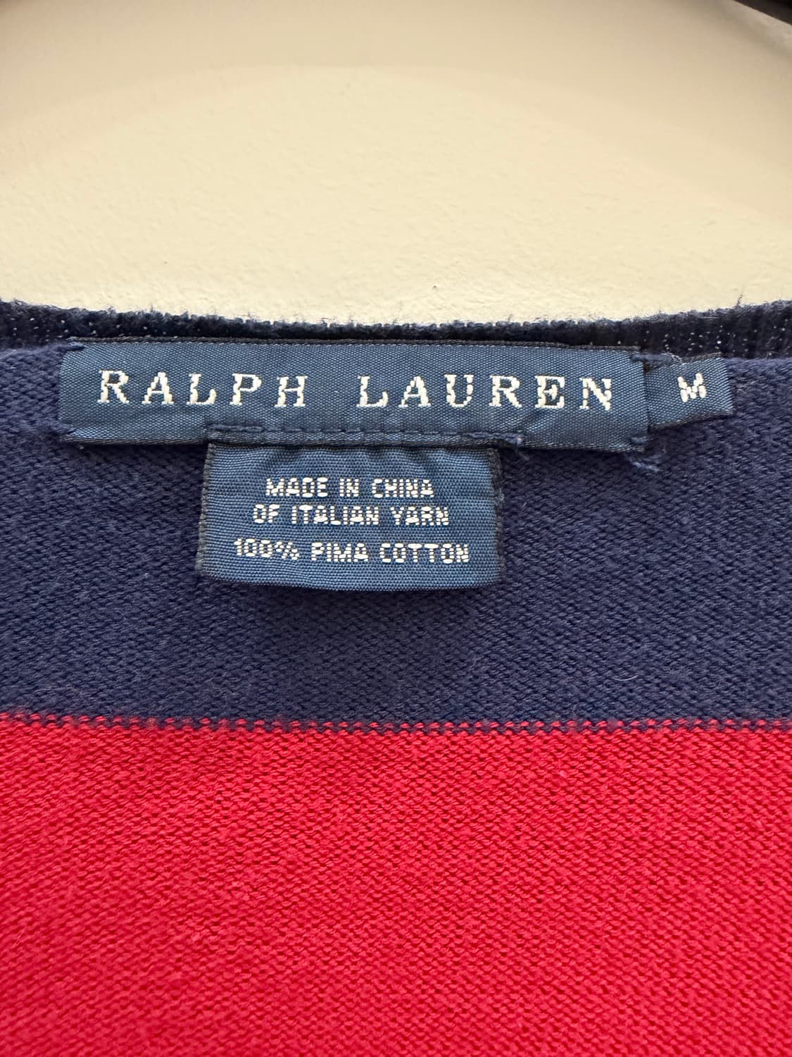 폴로 스트라이프 브이넥 니트 상품이미지3