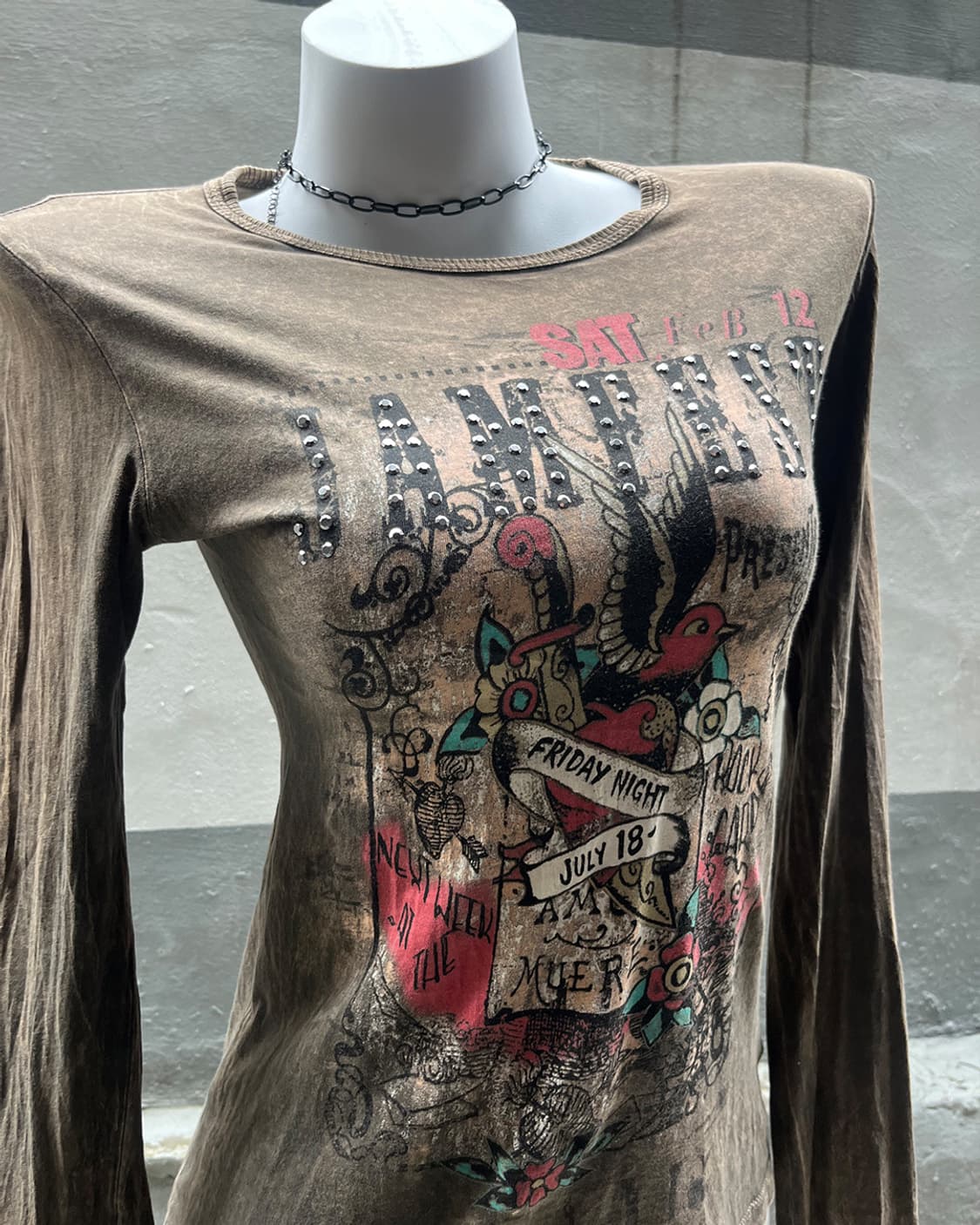 Skinny Minnie Grunge long sleeves 상품이미지3