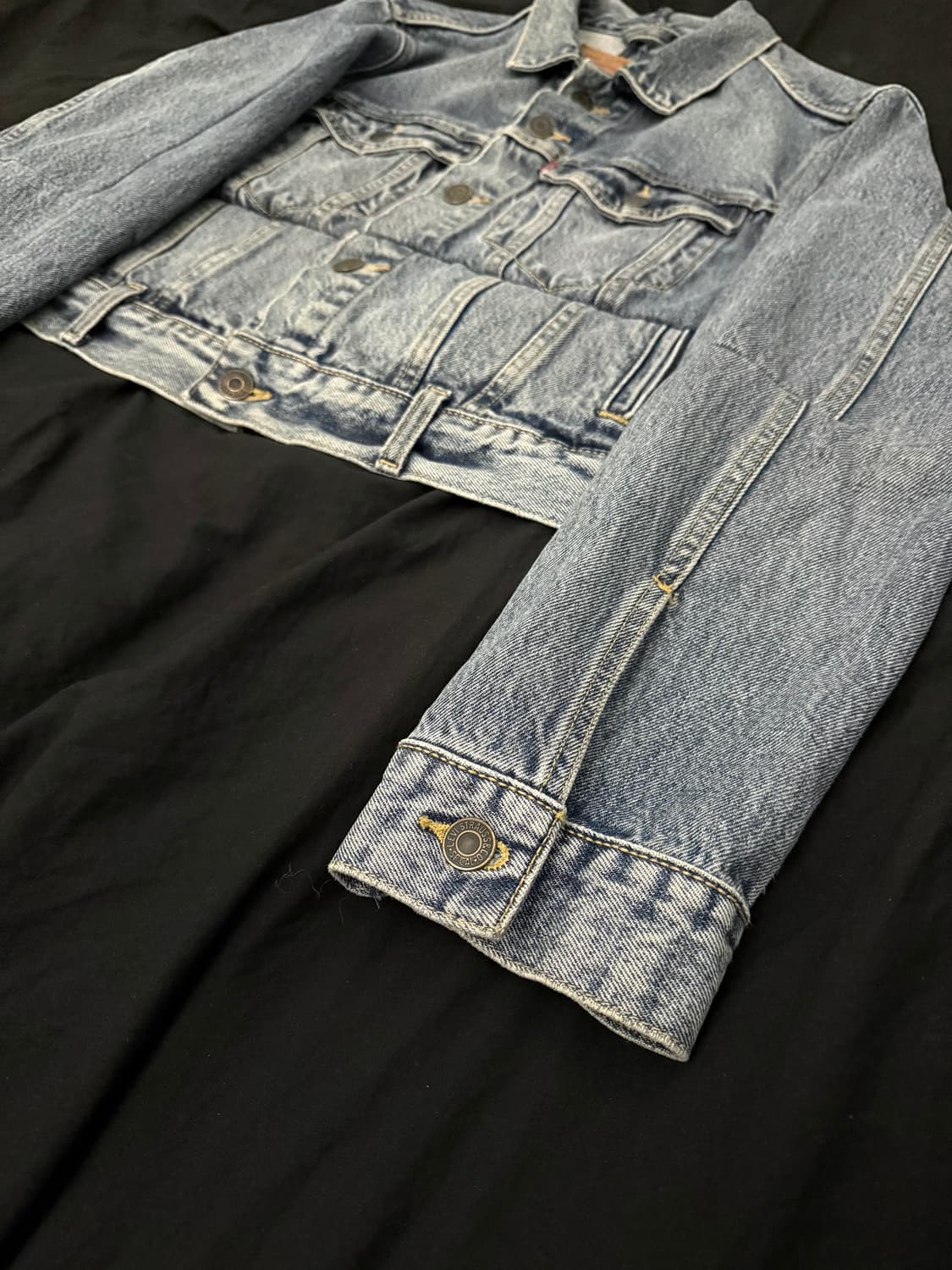 베트멍 리바이스 17ss 크롭 중청 데님자켓 상품이미지3