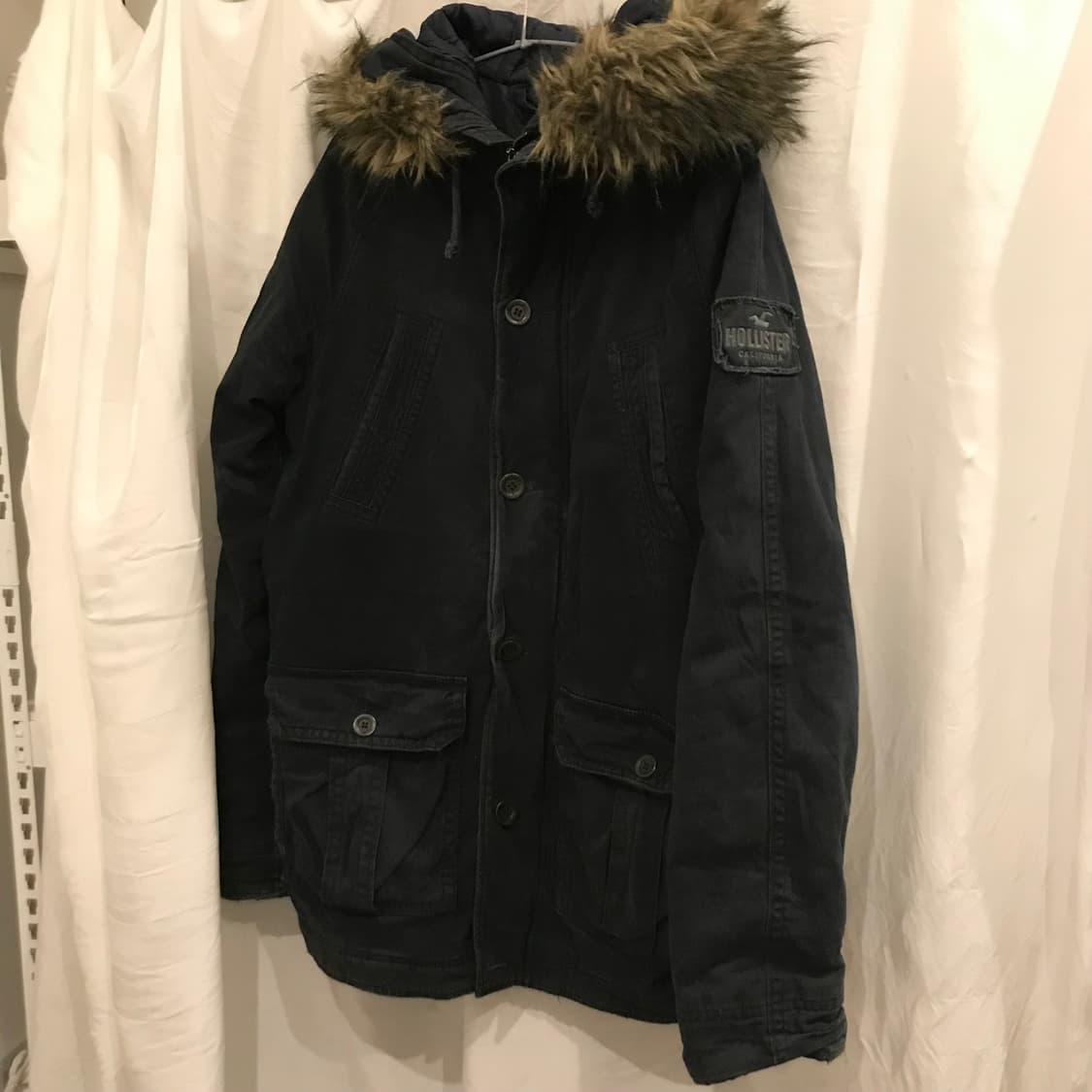 Hollister 홀리스터 울프죠 퍼 사파리 자켓 상품이미지4