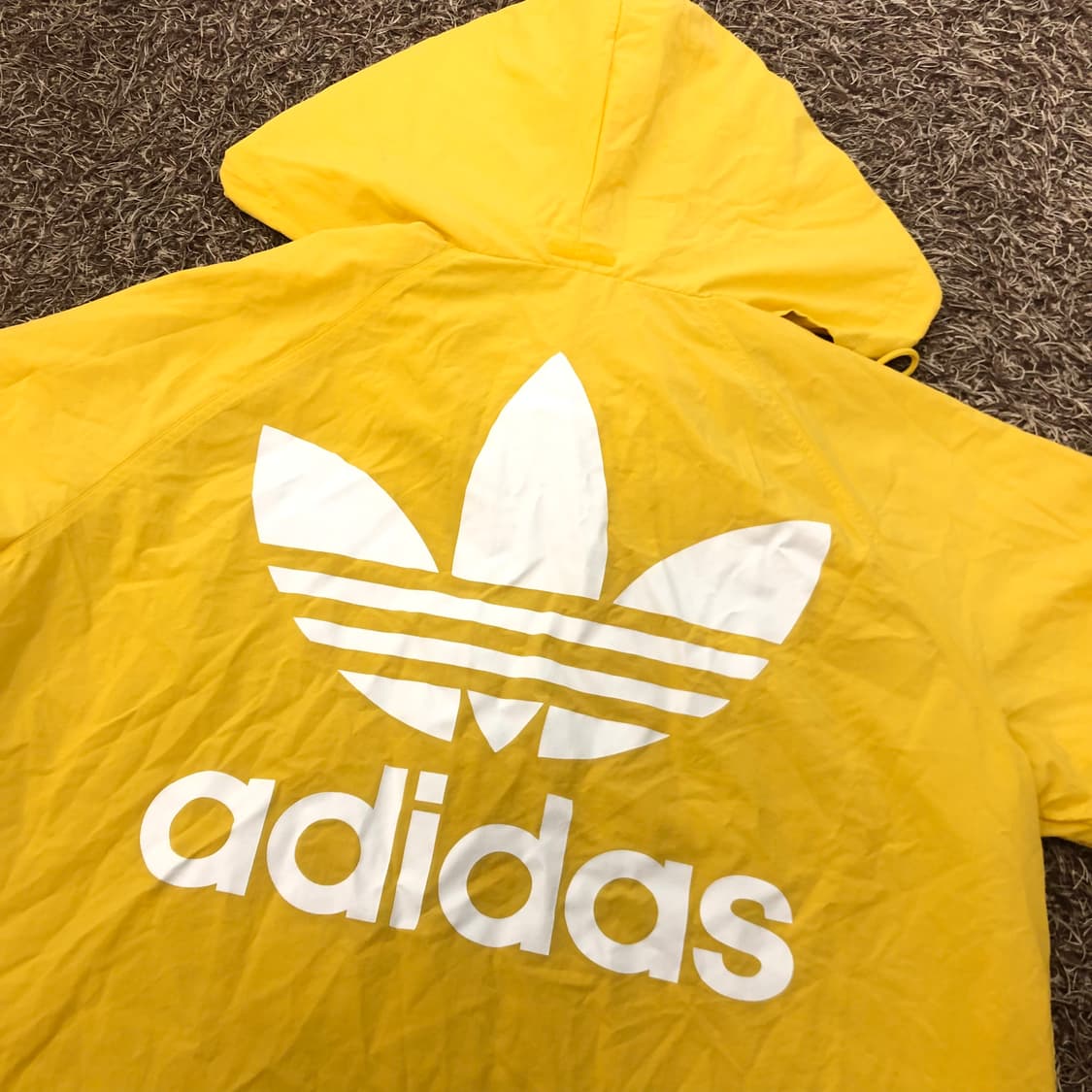 아디다스 파이어버드 옐로우 빅로고 바람막이 자켓 상품이미지4