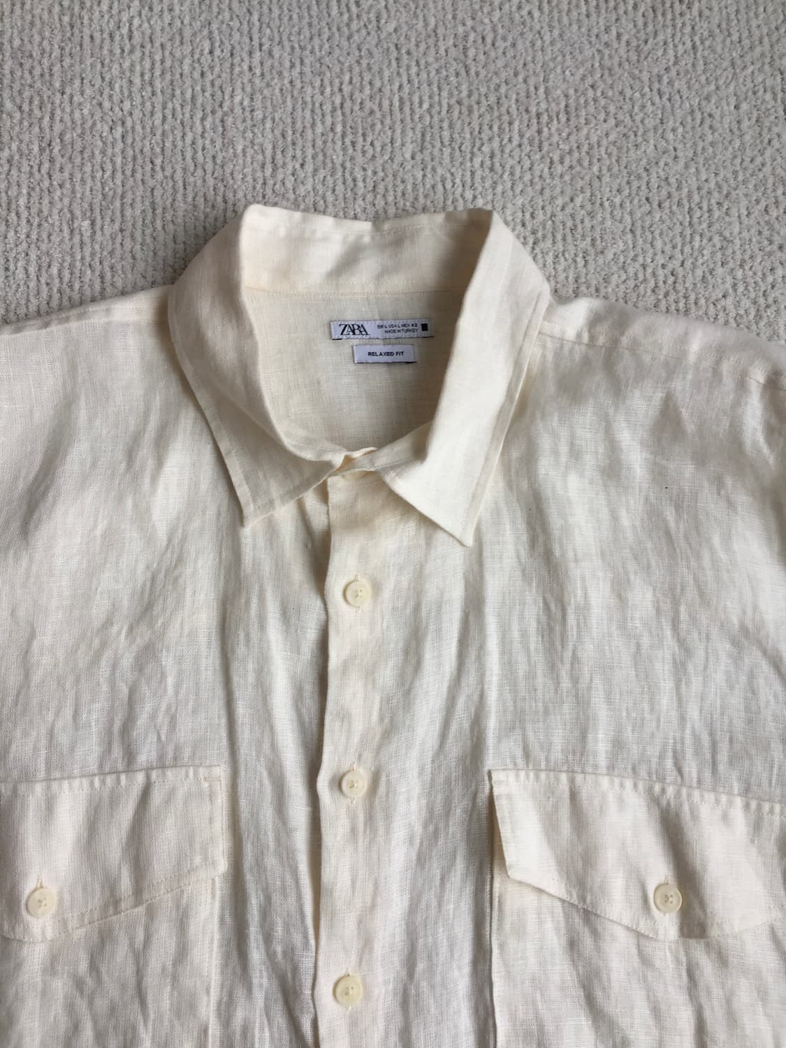 zara 릴렉스트 린넨셔츠 상품이미지2