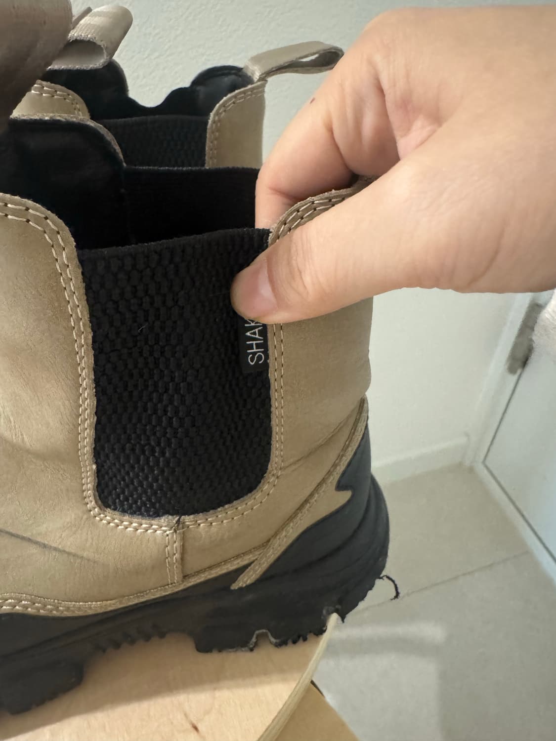 샤카 부츠 베이지 상품이미지3