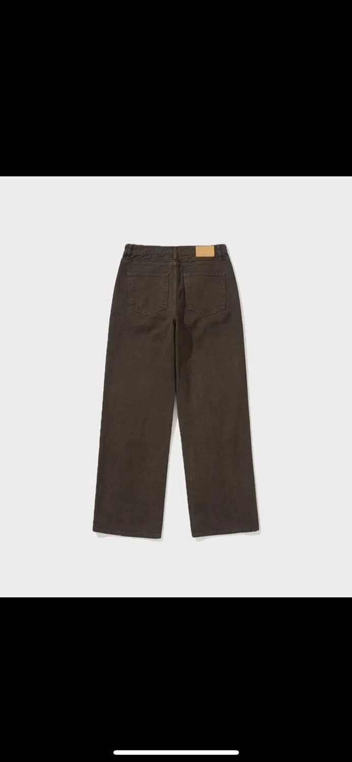 마이라이브러리 가먼트 다이드 팬츠 브러쉬드 브라운 M 상품이미지1