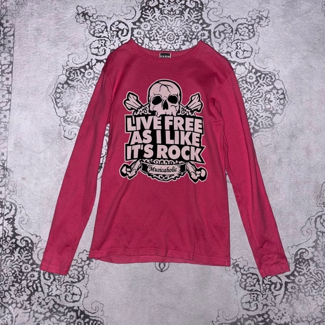 해골 긴팔티셔츠 상품이미지4