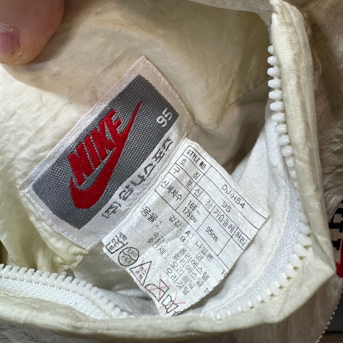 90s 나이키 삼나 리버시블 푸퍼 패딩 (L)   상품이미지8