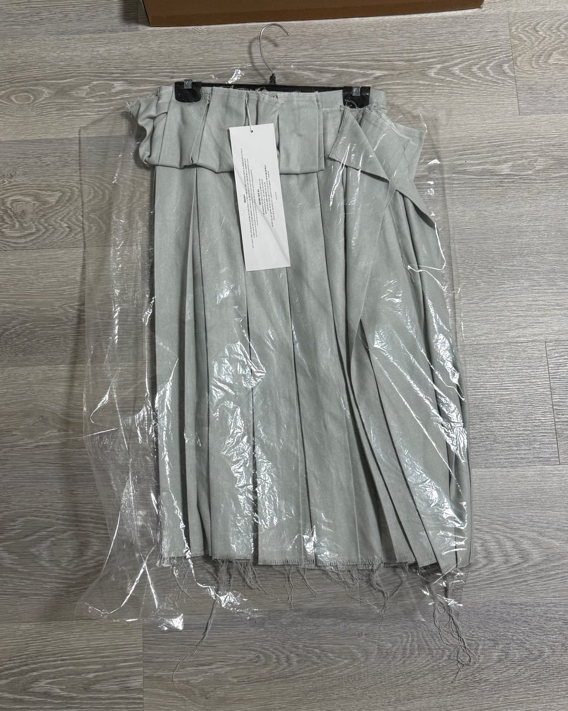 에옹쓰 Offbeat pleats skirt mint 오프비트 플리츠 상품이미지3