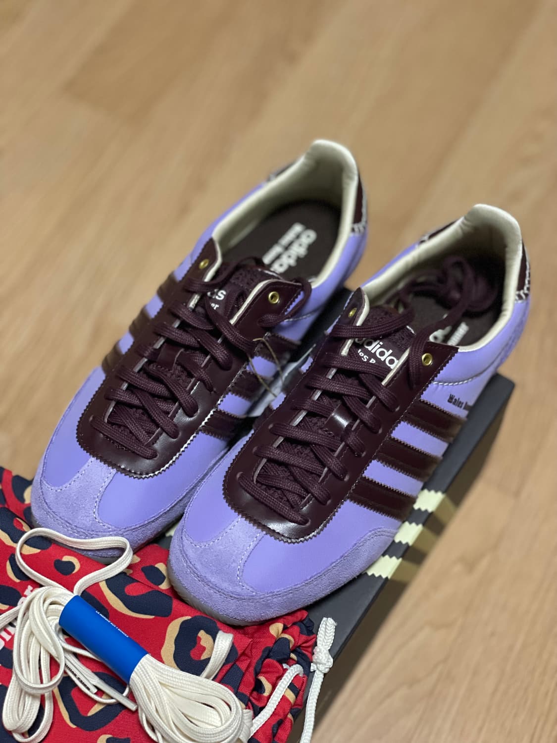 [270] 아디다스 X 웨일즈보너 재팬 화이트 라이트 퍼플(✨새상품) 상품이미지3