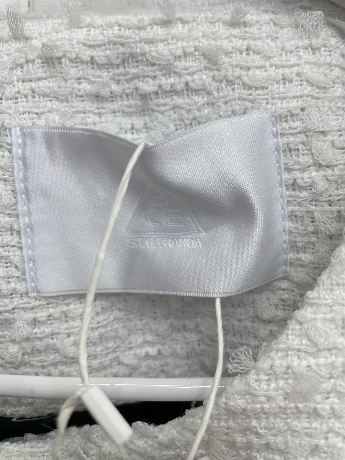 스타일난다(STYLENANDA) 노칼라 트위드 자켓 상품이미지8