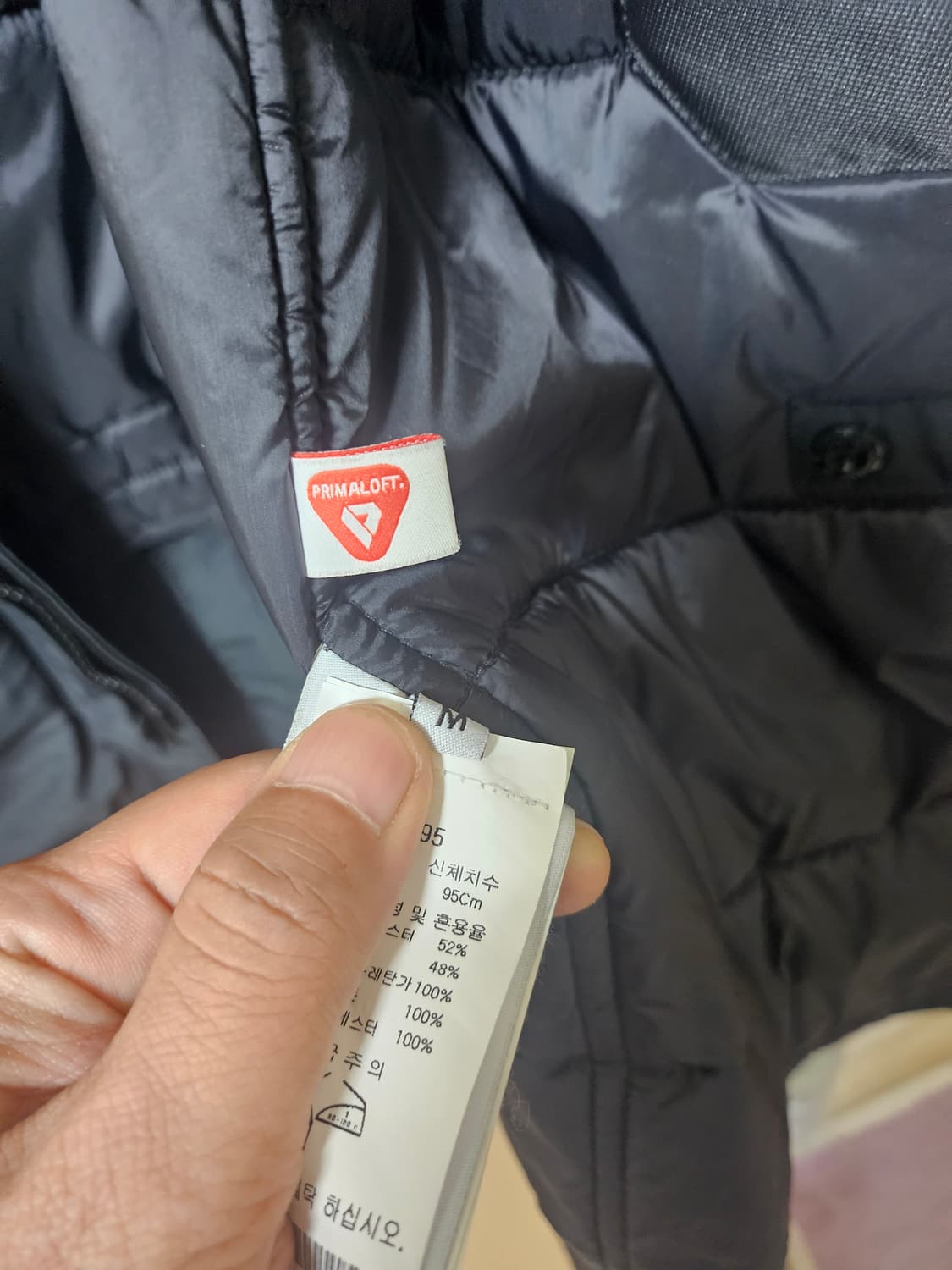 스톤아일랜드 패딩코트 블랙M 상품이미지7