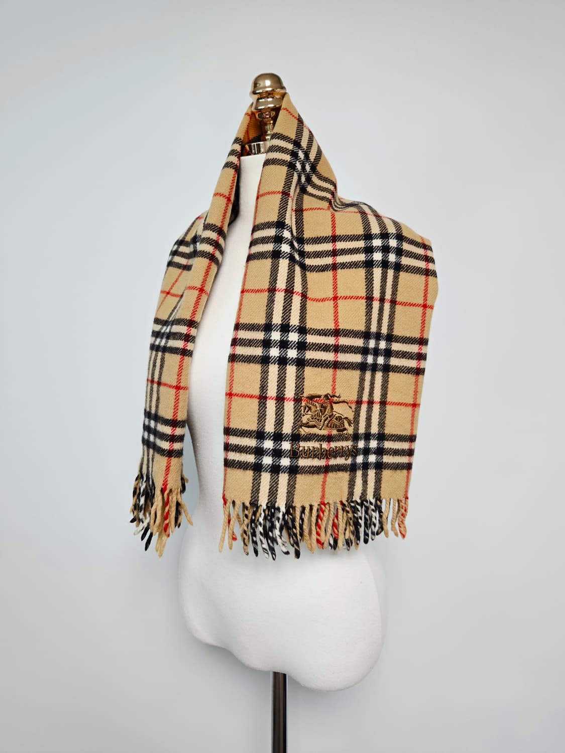 버버리 베이지 노바 체크 머플러 숄 블랭킷  상품이미지3